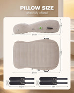 Inflatable BDSM Position Pillow with Electric Pump, Bondage Anchors & Wedge Support