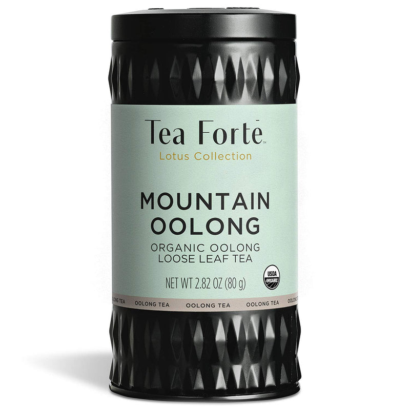 Mountain Oolong Organic Herbal Tea, Loose Tea Canister Makes 35-50 Cups, Lotus Organic Herbal Tea, 2.82 Ounces