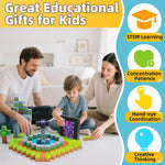 150-Piece Magnetic Building Blocks Set for Kids with STEM Construction Play