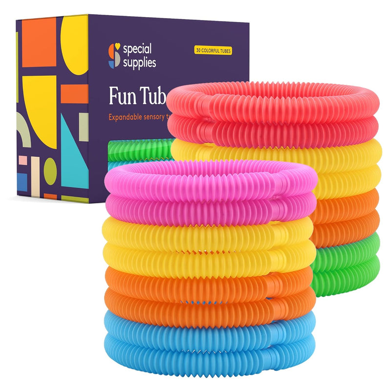 Fun Pull And Stretch Tubes For Kids Pop, Bend, Build, And Connect Toy, Prov