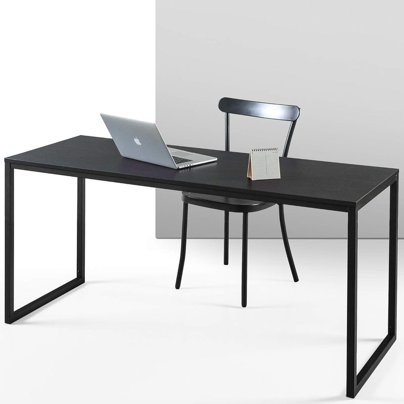 Jennifer 63 Inch Black Frame Desk / Computer Workstation / Office Desk / Easy