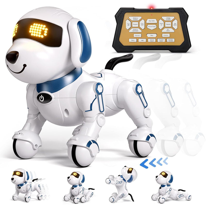 Remote Control Robot Dog Toy, Interactive Rc Dog Robot Toys For Kids, Programm