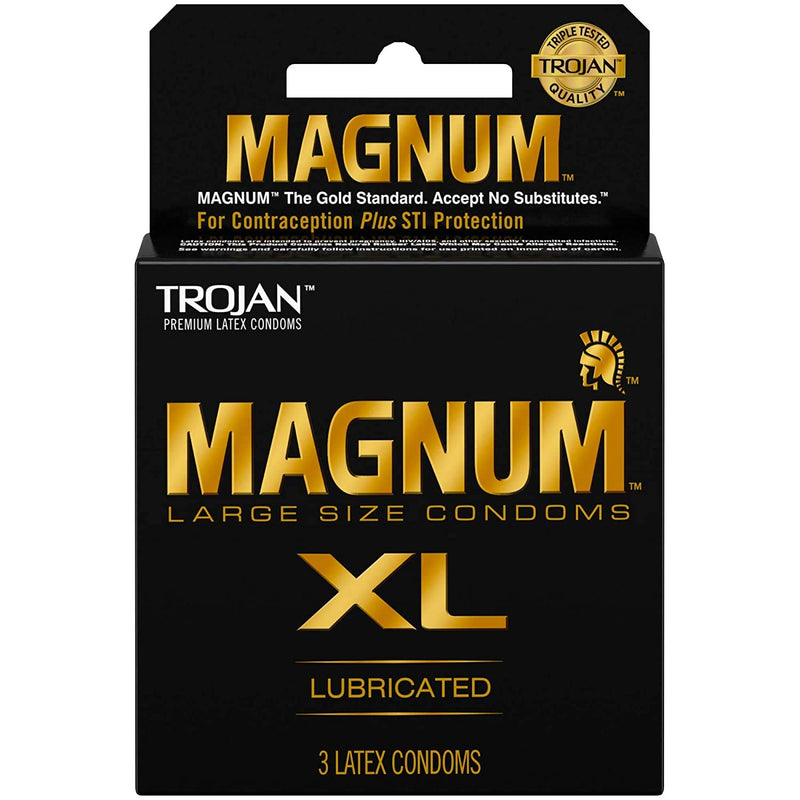 Magnum Large Size Xl Condoms, 3Ct