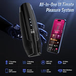 Heated Automatic Male Masturbator with App Control, Thrusting, Vibration & TPE Sleeve