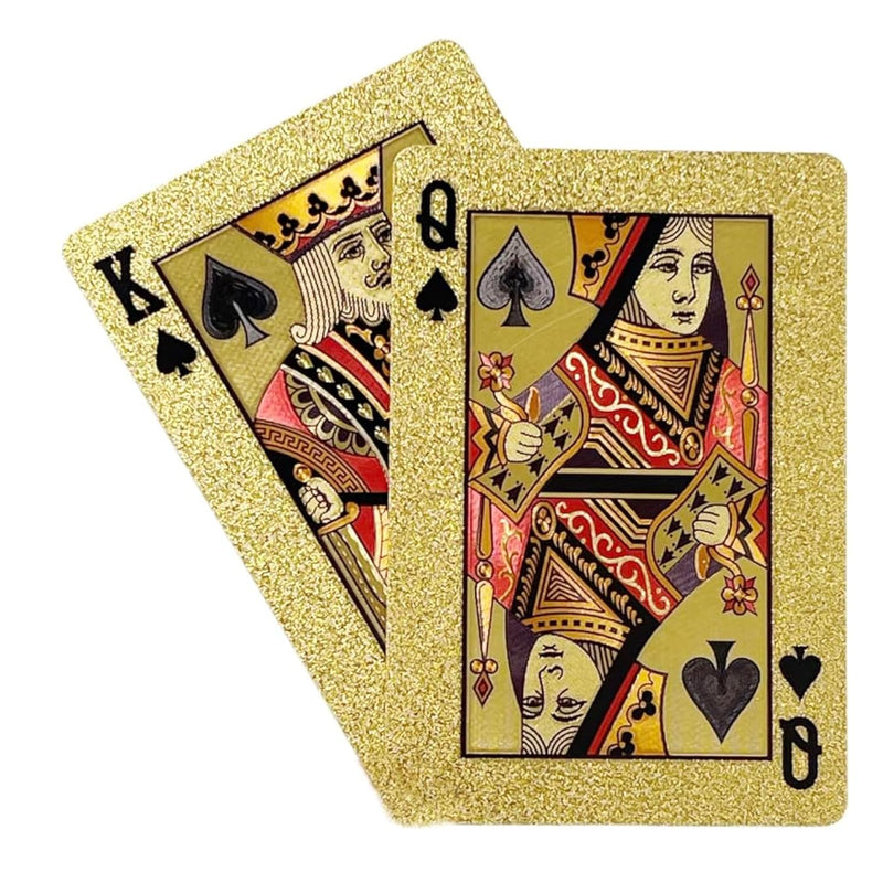 Gold Diamond Playing Cards Durable And Waterproof, Perfect For Magic, Poker