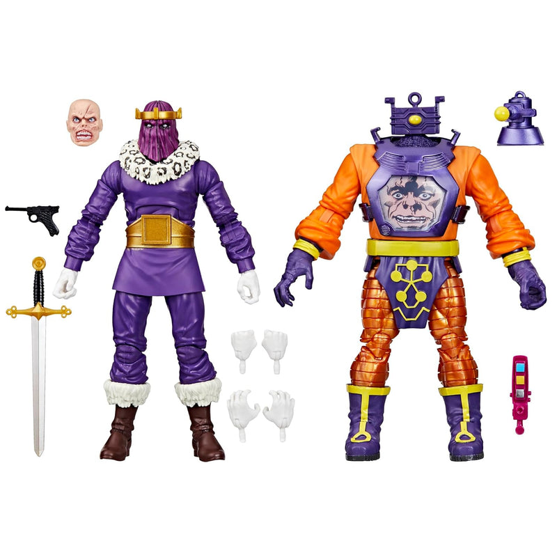 Marvel Legends Series Baron Zemo and Arnim Zola, Captain America Villains C