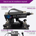 Sex Machine With Automatic Thrusting Dildos, Thrusting Machine For Women, 3Xlr Connector, Adult Sex Toys For Single Or Couples Hand Free Play