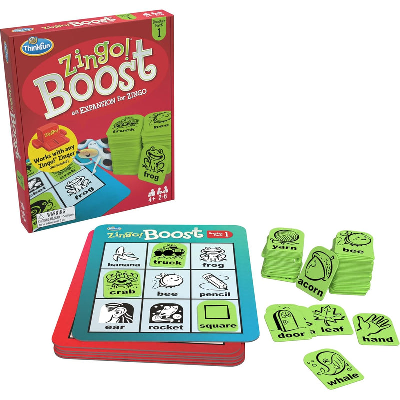 ThinkFun Zingo! Booster Pack #1 - Exciting Expansion Pack for Zingo! Game |