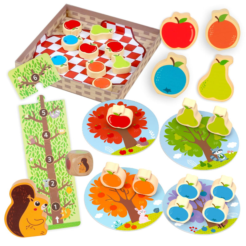 Squirrel In The Orchard Cooperative Game For Kids 2+ Years Educational Boar