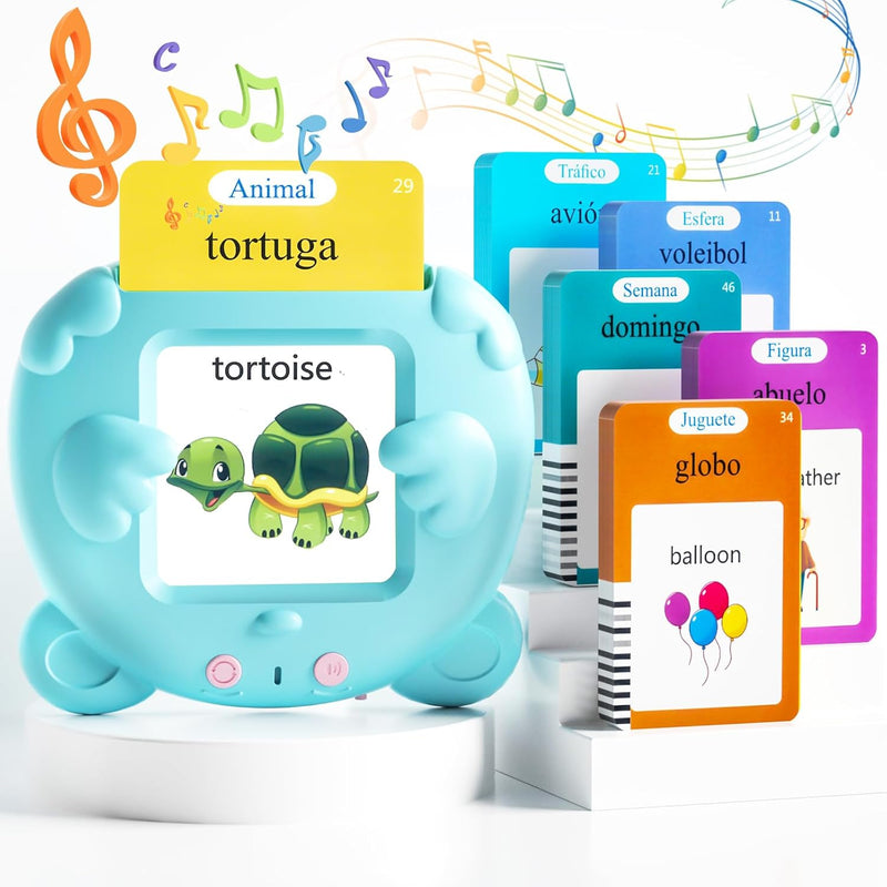 Spanish & English Talking Flash Cards For Toddlers 2 4 Years Old, 510 Sight