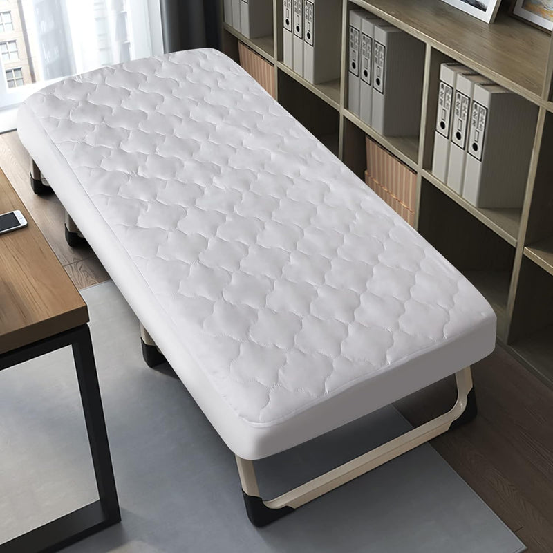 Cot Mattress Pad Waterproof, Quilted Cot Size Mattress Pads Cover 30" X 75" X