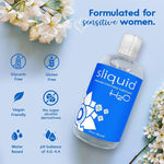 H2O Water-Based Lubricant, Glycerin-Free, Unscented Personal Lube, 8.5 Oz