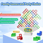 48-Piece Balance Stacking Blocks Game for Kids and Family Play