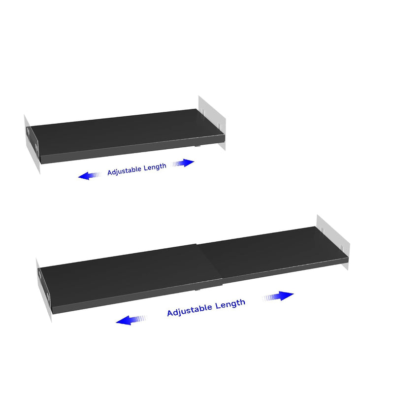 Expandable Closet Shelf Organizer, Adjustable Shelves, Extendable Storage Shelvi