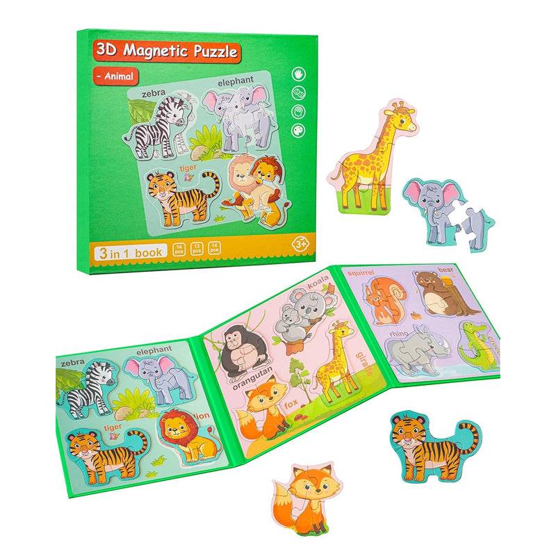 Magnetic Puzzles For Toddlers 1 3, Travel Puzzles For Kids Ages 3 5, Animal