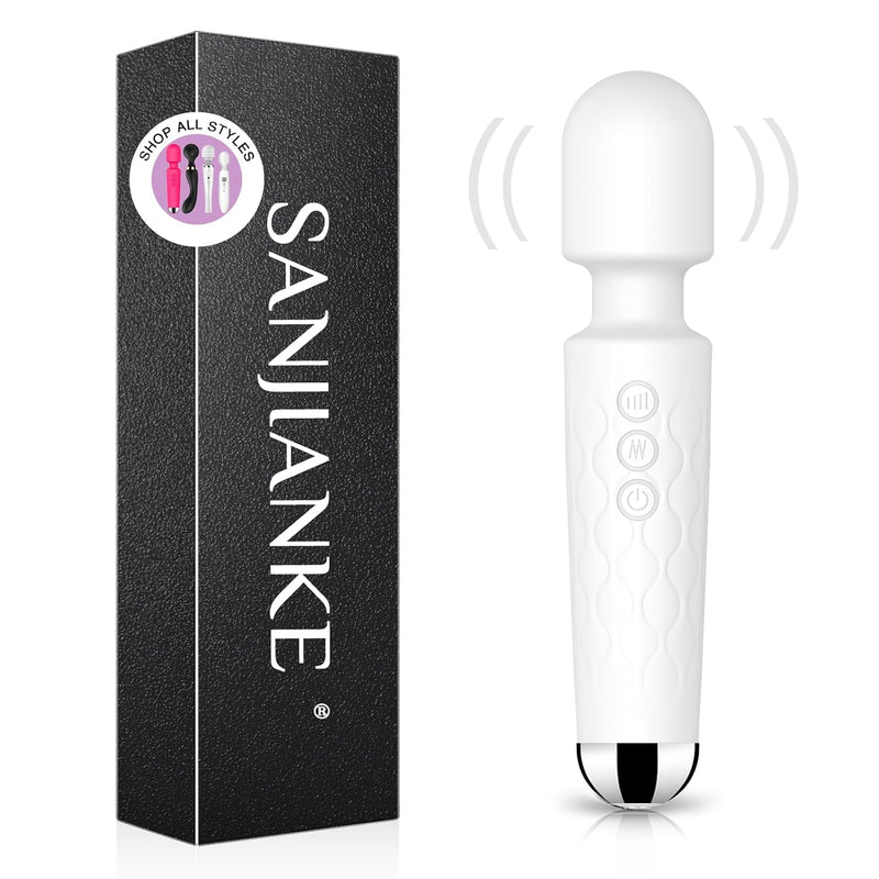 Vibrator Adult Sex Toys For Women, Vibrators Thrusting Dildos Sex Toys With 20 Patterns And 8 Speeds, G Spot Clit Stimulator Pleasure Tools For Female Couples Games Vibradores (White)