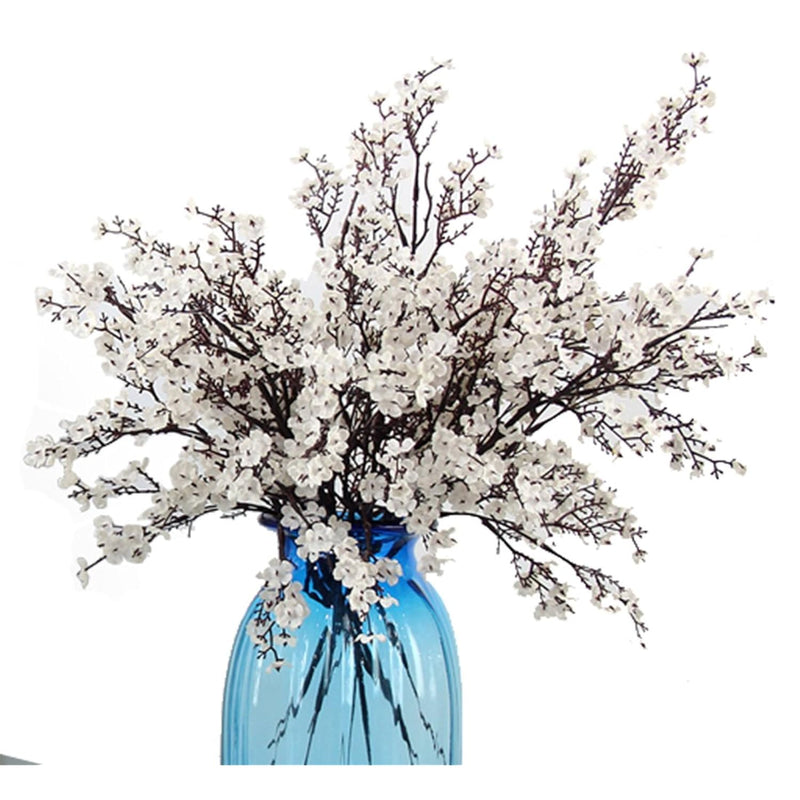 Babys Breath Fabric Cloth Artificial Flowers 6 Bundle European Fake Silk Plant