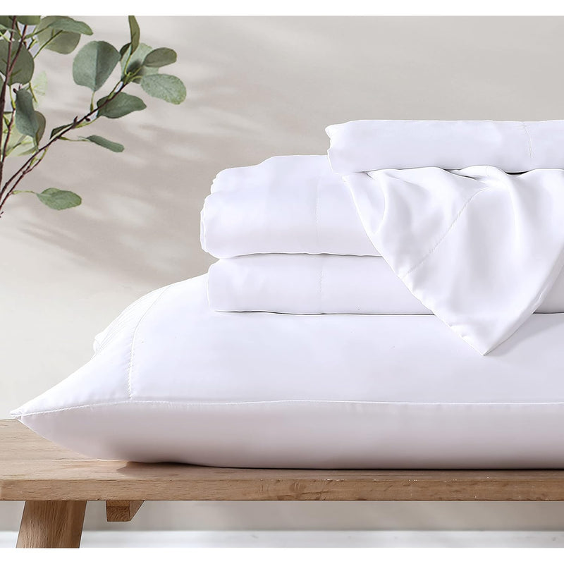 100% Eucalyptus Tencel Lyocell Sheet Set, Silky Soft & Smooth Cooling Sheets F