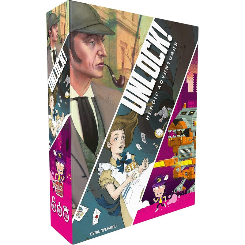 UNLOCK! Heroic Adventures Card Game | Escape Room Games for Adults and Kids