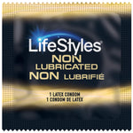 Non-Lubricated Natural Rubber Latex Condoms Value Pack, 100 Count