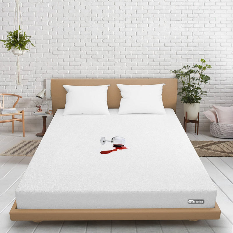 Sgi Texas King Waterproof Mattress Protector Pad Cover Super Soft Terry Fabric