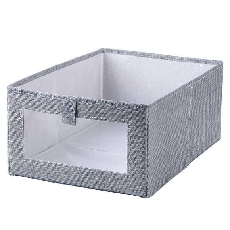 Collapsible Storage Box Bins Fabric Organizer Bins With Handle Cube Storage Bins