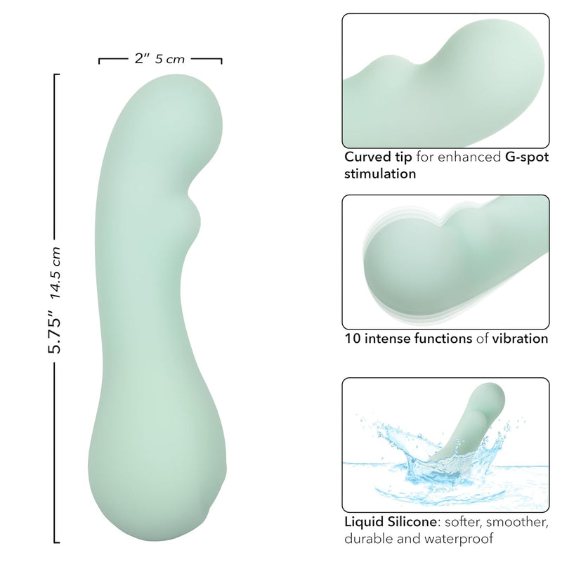 Pacifica Bora Bora 10 Modes G Spot Vibrator For Women With Bulbous Accent And Waterproof Body Safe Silicone - Se-4210-15-3