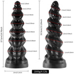 14.76" Ultra Huge Thick Butt Plug Super Long Anal Plugs With Extra Wide Suction Cup Giant Anus Dildo Beads Opening Trainer Butt Stretcher, Anal G-Spot Sex Toys For Advanced Player Master Women Men