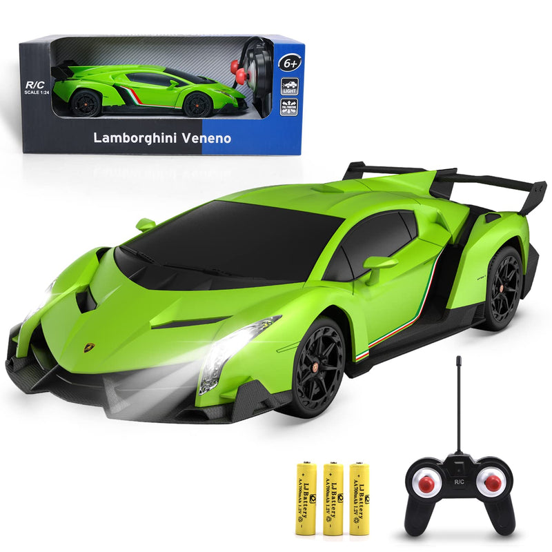 Officially Licensed Lamborghini Remote Control Car, 1:24 Scale Lambo Veneno Mo