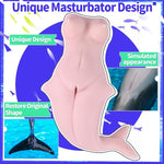 5-Chamber Male Masturbator with Textured TPE Sleeve, 2.06 lb Adult Stroker