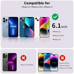 For Iphone 14 & 13 Pro Privacy Screen Protector, 2 Pack Pro, Tempered Glass With Easy Installation Kit, Accessories 6.1 Inch