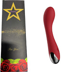 G Spot Vibrator Dildo For Vagina, Clitoral, Anal Stimulation With 10 Vibrations Modes Personal Powerful Quiet Vibrating Massager Rechargeable Waterproof Adult Sex Toy For Women, Men, Couples (Wine)