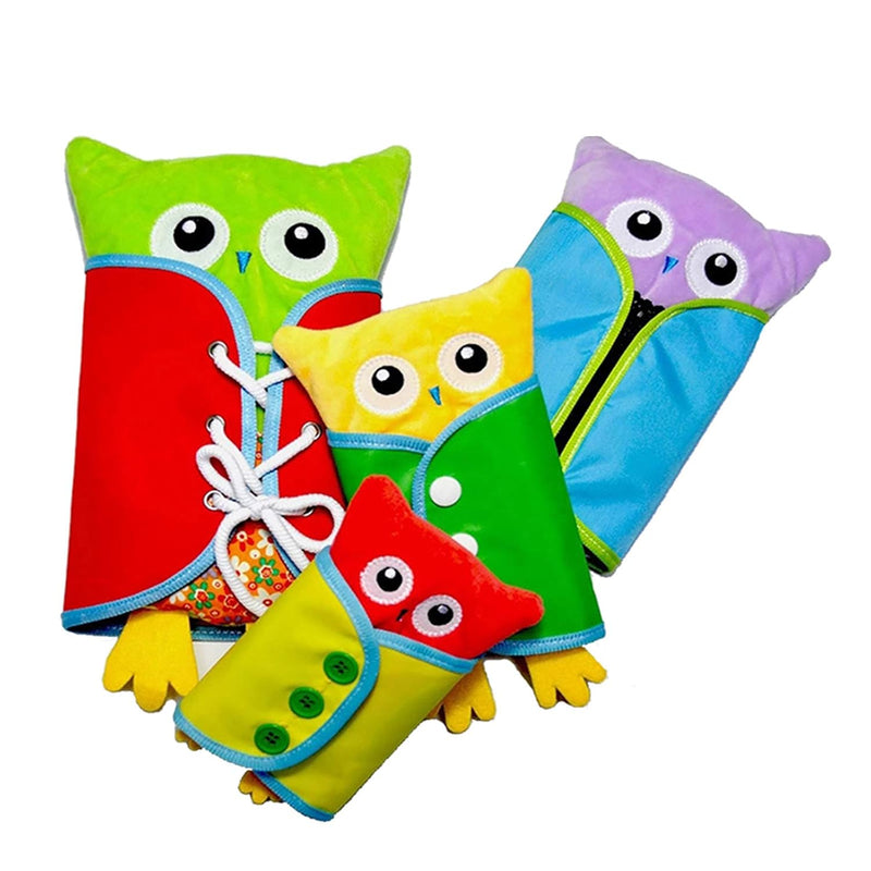 Learn To Dress Owl Doll Toys Kids Early Learning Basic Life Skills Busy Boa