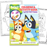 Coloring Book with Temporary Tattoos for Kids Ages 4-8, Activities, Games & Coloring Pages