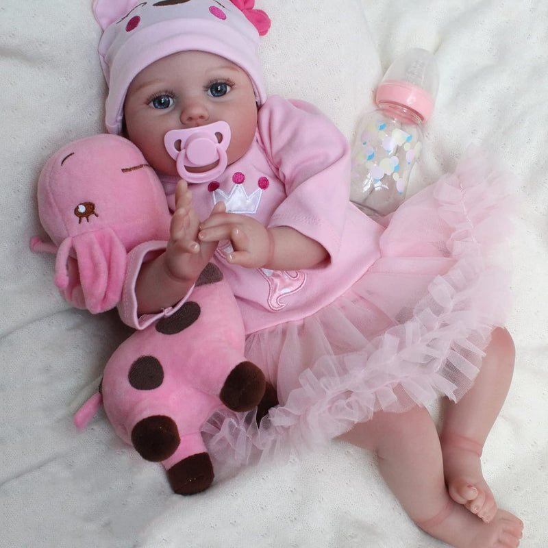 Realistic Reborn Baby Dolls Real Looking Lifelike For Girls 22 Inch Handmad