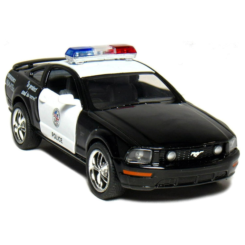 KiNSMART 2006 Ford Mustang GT Police Edition 5inch 1:38 Scale Die Cast Meta