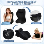 Memory Foam Wedge Pillow with Ergonomic Support Design for Couples