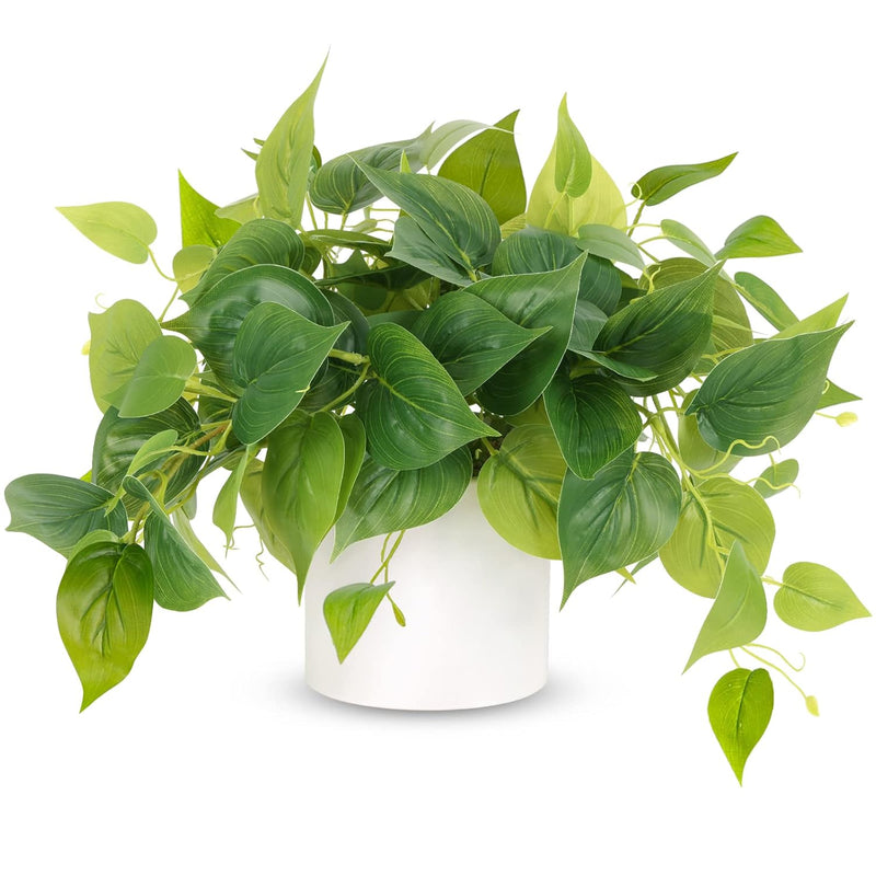 Faux Plants Indoor, Pothos Small Fake Plants For Home Decor Indoor Fake Potted