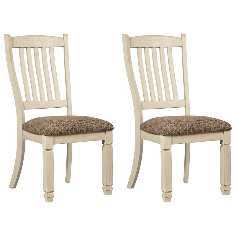 Signature Design By Ashley Bolanburg Upholstered Dining Room Chair, 2 Count, A