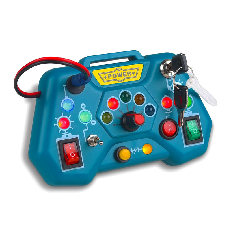 Toddler Toys Led Busy Board,Montessori Toy For 1 3 Year Old, Kids Sensory B