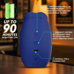 Male Masturbator with Vibration, Detachable Plug & Adjustable Ring