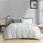 Linen Duvet Cover King Size, 100% Stonewashed French Linen Duvet Cover Set, 3