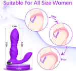 Wearable Thrusting Dildo - App &amp; Remote Control Vibrator for Women