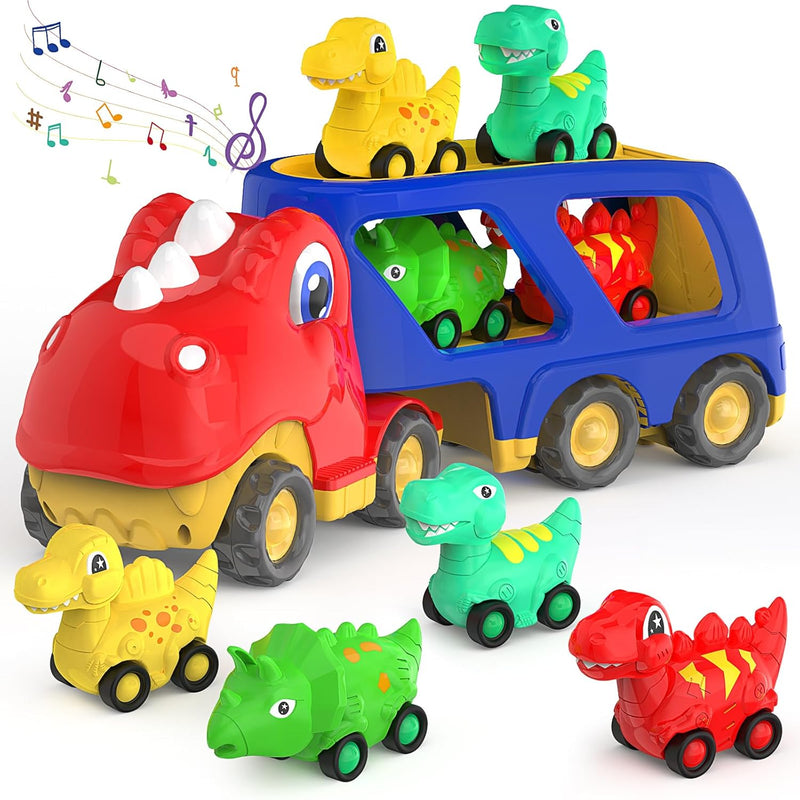 Dinosaur Toys For Kids 3 5 Years Old,Dinosaur Transport Carrier Truck With