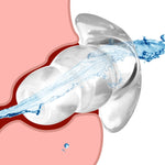 Xl Hollow Tunnel Butt Plug, 5.9 Inch Big Anal Dilator Clear Anal Beads For Women,Men