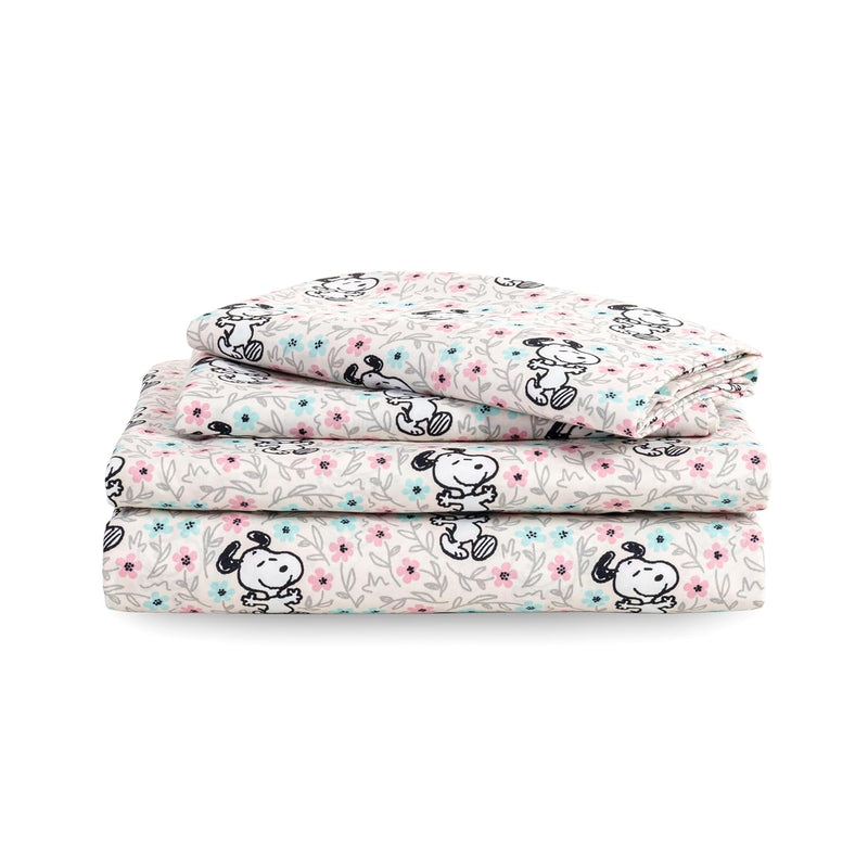 Peanuts® Kids Sheet Set, Full Size - 4 Pieces, Peanuts® Mini Snoopy Spring Flo
