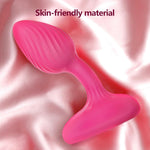 Vibrating Butt Plug Anal Butt Plugs Sex Toy Vibrator Dildo Sex Toys For Women Clitoris G Spot Remote Control Clit Anal Stimulator With 10 Powerful Vibrations Anal Vibrators For Couples (Rose Red)