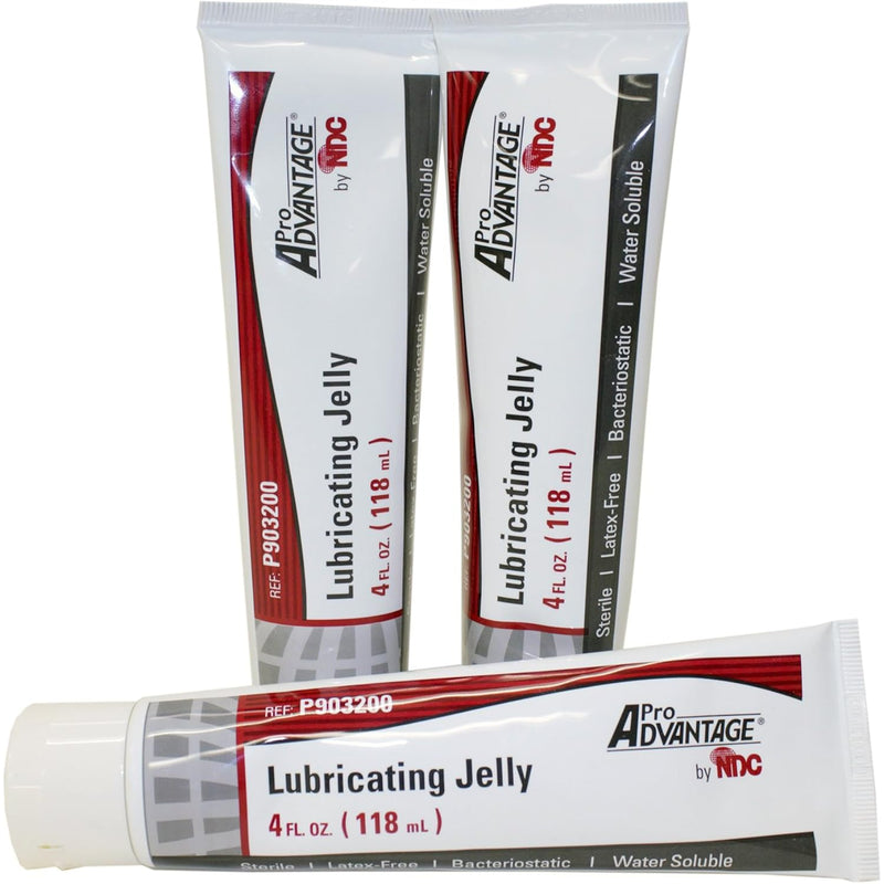 Sterile Lubricating Jelly 4Oz Tube (Pack Of 3 Tubes)