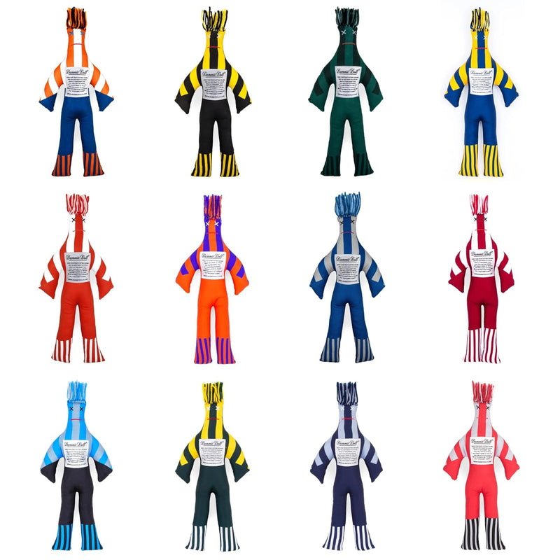 Classic Random Color, Stress Relief Gag Gift 1 Doll Sports Themed