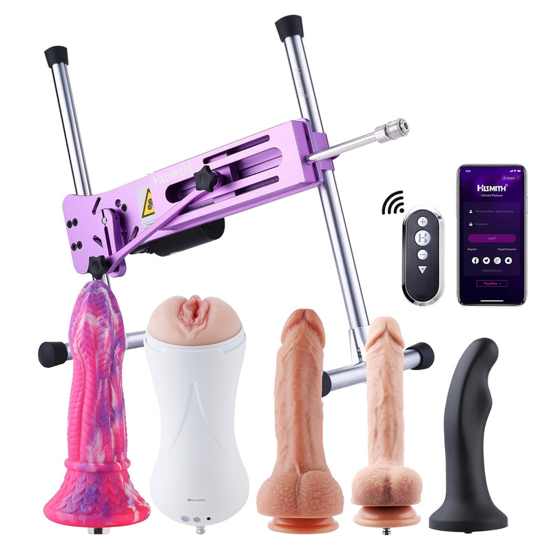 100W Premium Sex Machine, App Controlled Sex Machine With Kliclok System, Love Machine Gift Packaging For Couple …